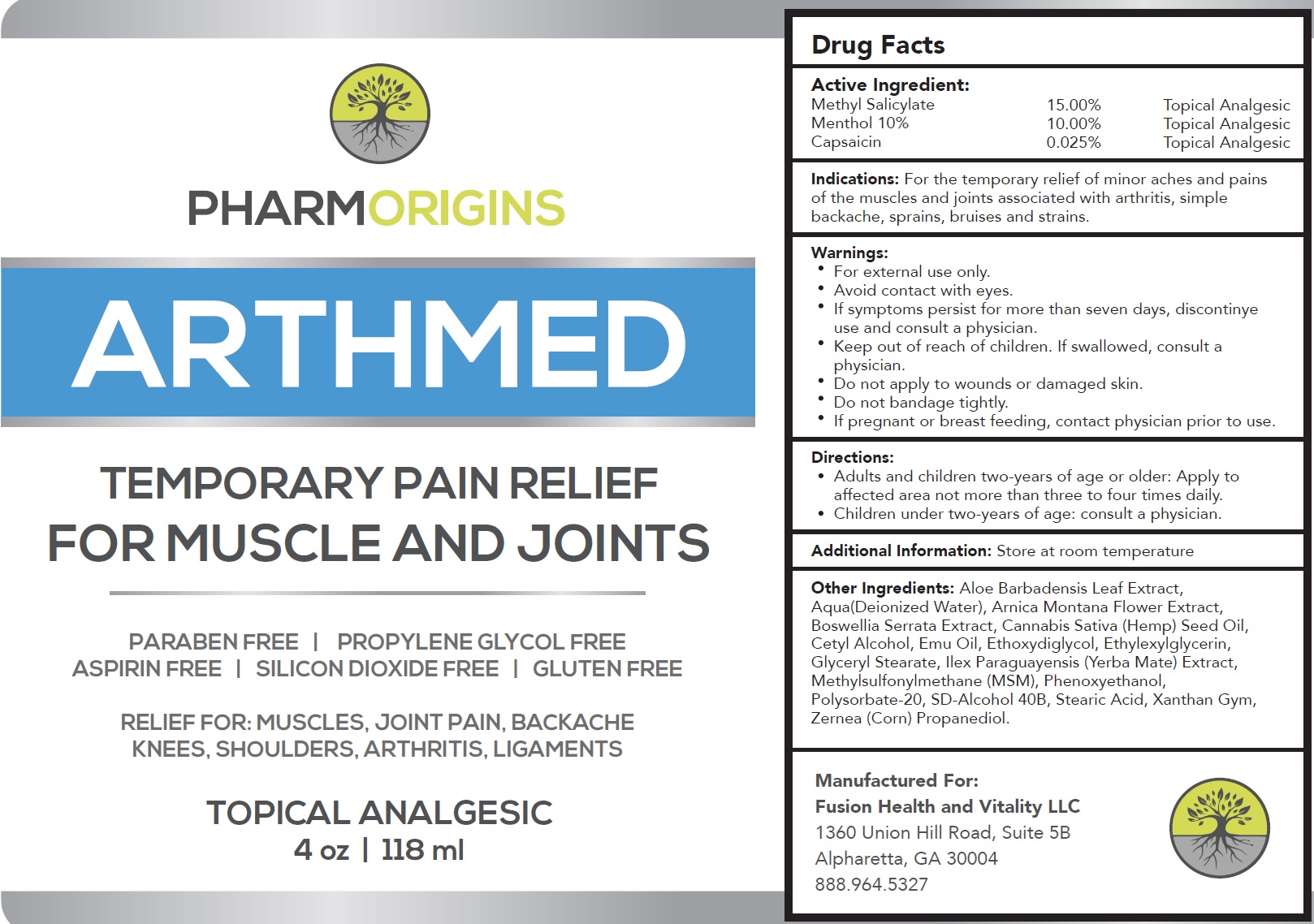 Arthmed Analgesic Methyl